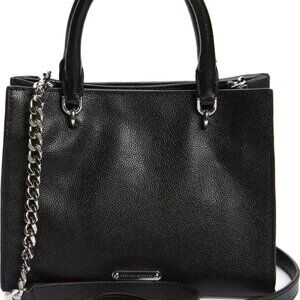 Rebecca Minkoff Amour Mini Tote Black Leather Crossbody NWT